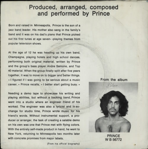Prince – I Wanna Be Your Lover – Vinyl (7